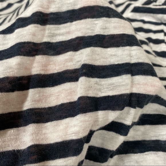 J Crew Blue and white tee shirt top size small - Picture 13 of 14